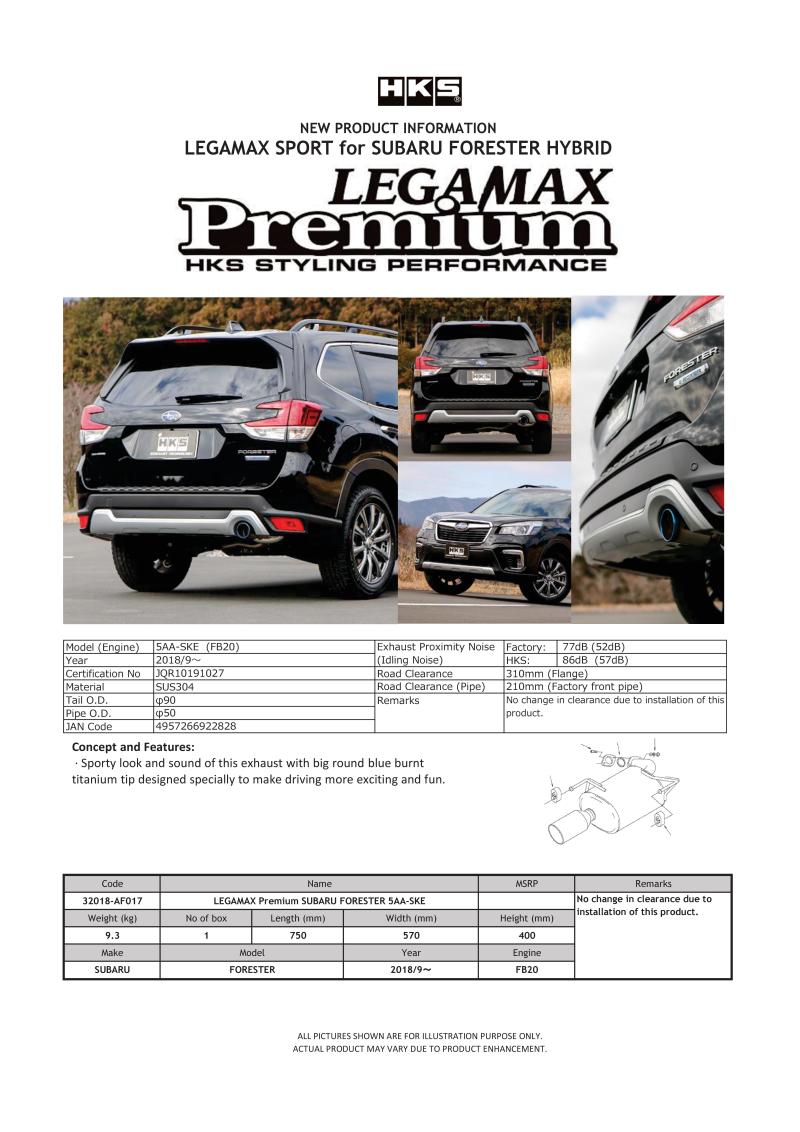 HKS LEGAMAX Premium Subaru Forester 5AA-SKE-thumbmail-3