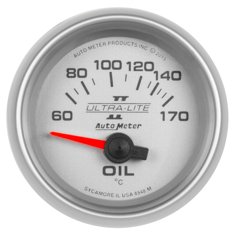 Autometer Ultra-Lite II Gauge Oil Temp 2 1/16in 60-170f Electric Ultra-Lite II-thumbmail-1