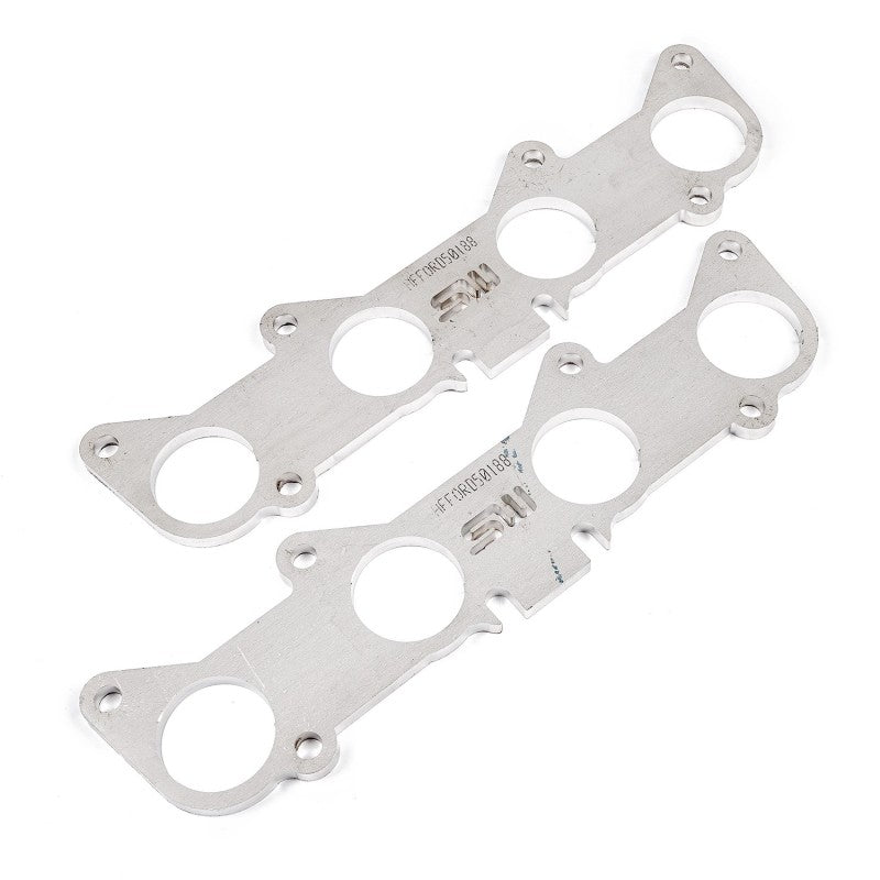 Stainless Works Ford 5.2L/5.0L Coyote Round Port Header 304SS Exhaust Flanges 1-3/4in Primaries-thumbmail-2