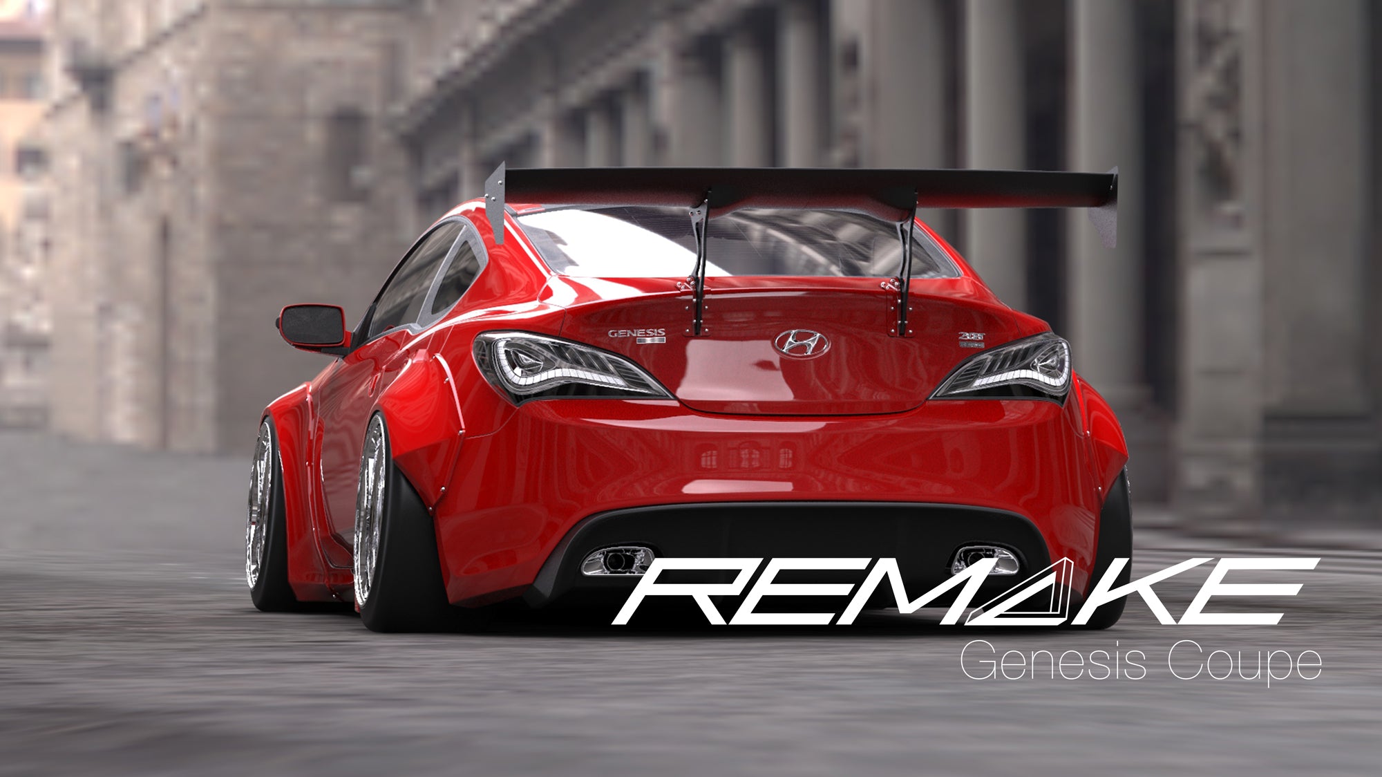 Remake 2013-14 Hyundai Genesis Coupe Wide Body Kit-thumbmail-3