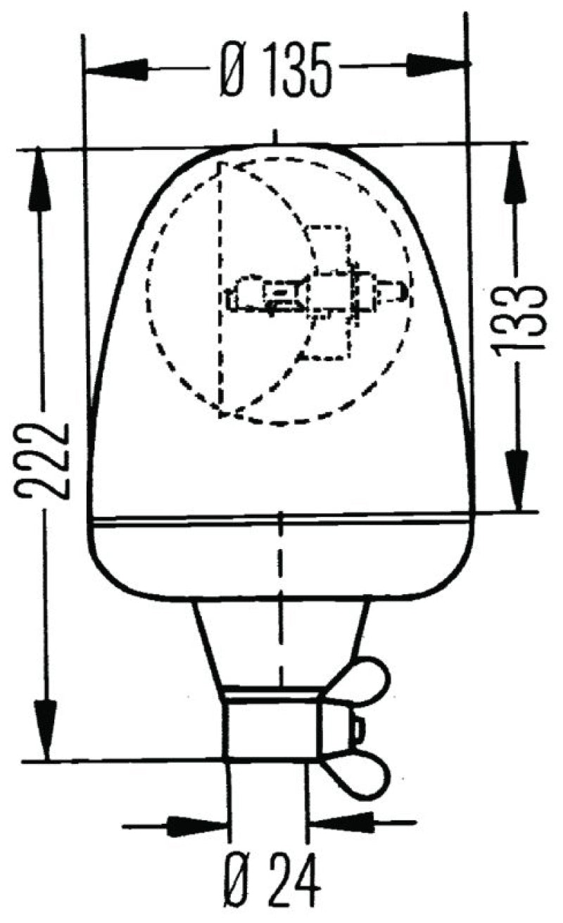 Hella Rotating Beacon H 12V Yellow Mgs12 2Rl-thumbmail-4