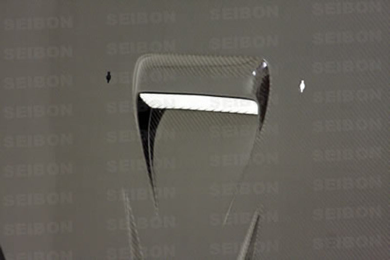 Seibon 08-12 Mitsubishi Evolution X CW-style Carbon Fiber Hood-thumbmail-2