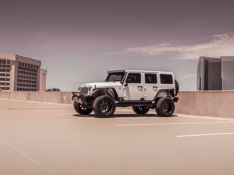 Road Armor 07-18 Jeep Wrangler JK Stealth Front Fender Flare Body Armor w/LED DRL - Tex Blk-thumbmail-11