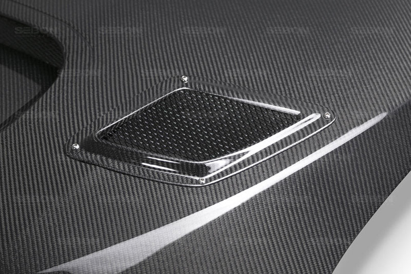 Seibon 15-17 Subaru Impreza WRX/STI CS Style Carbon Fiber Hood-thumbmail-5
