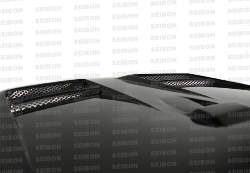 Seibon 08-09 Mitsubishi Lancer (CYA4/5A) DV Style Carbon Fiber Hood-thumbmail-4
