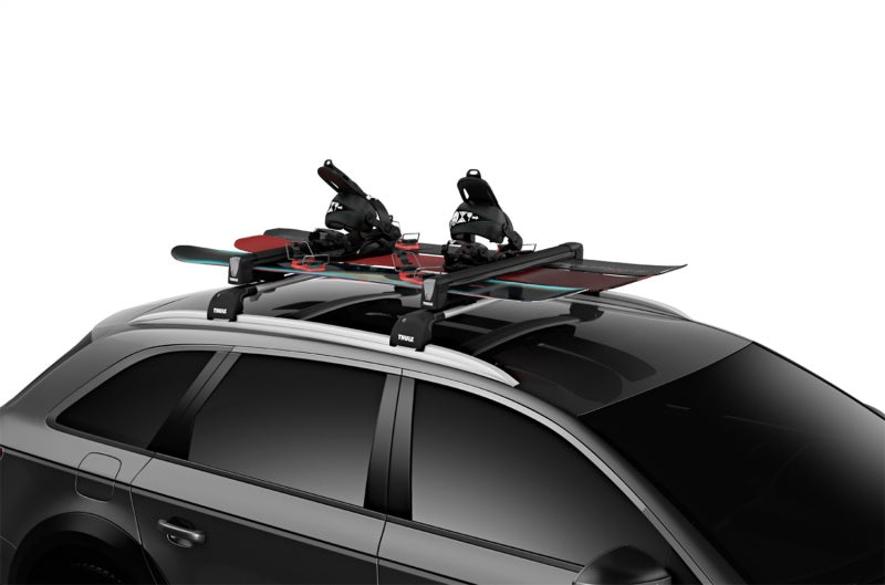 Thule SnowPack M Ski/Snowboard Rack - Black (Up to 4 Pair Skis/2 Snowboards)-thumbmail-5
