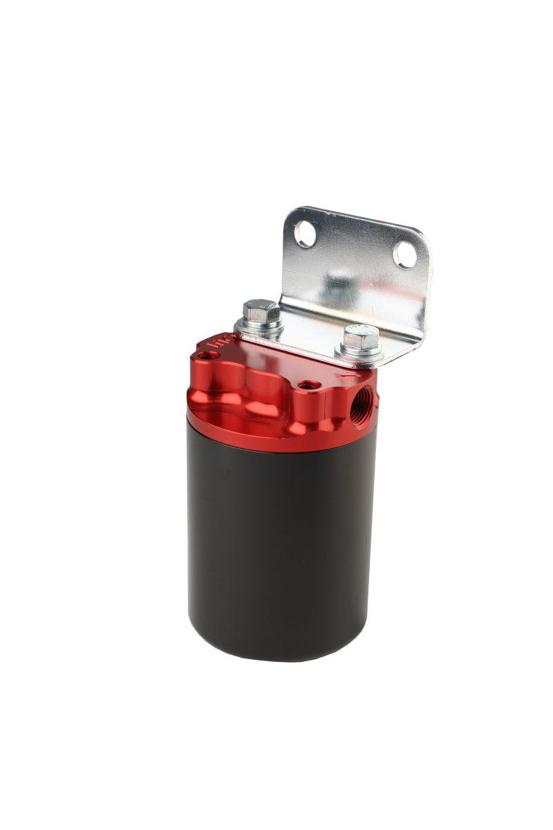 Aeromotive Canister Fuel Filter - 3/8 NPT/100-Micron (Red Housing w/Black Sleeve)-thumbmail-6