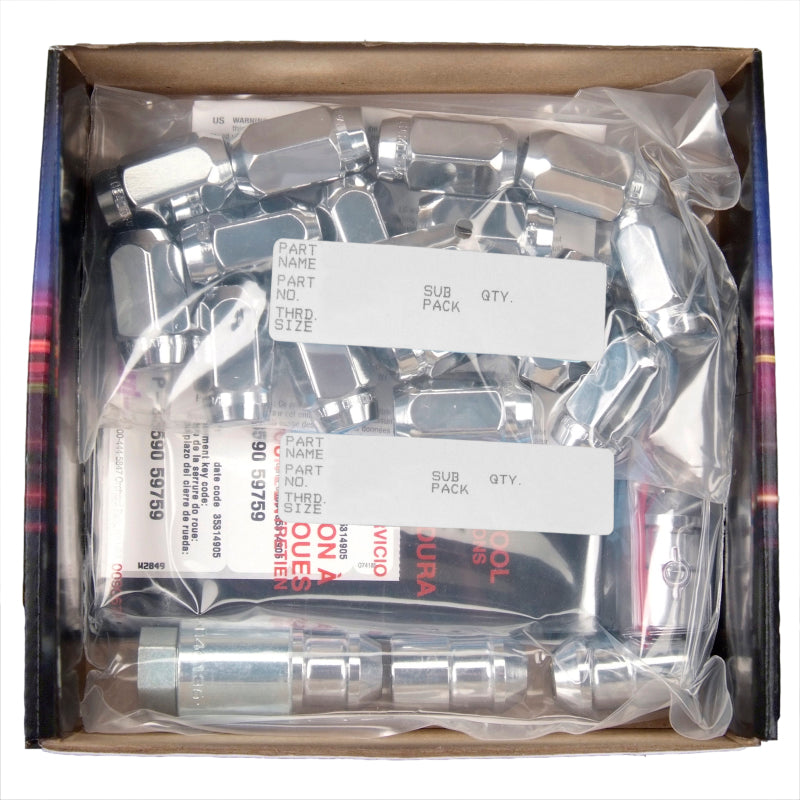 McGard 5 Lug Hex Install Kit w/Locks (Cone Seat Nut) 1/2-20 / 13/16 Hex / 1.5in. Length - Chrome-thumbmail-8