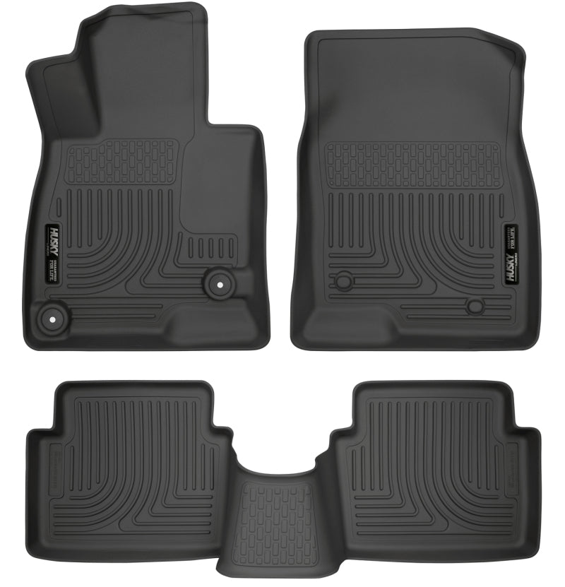 Husky Liners WeatherBeater 14 Mazda 3 Hatch&Sedan Front & Second Row Black Floor Liners-thumbmail-3