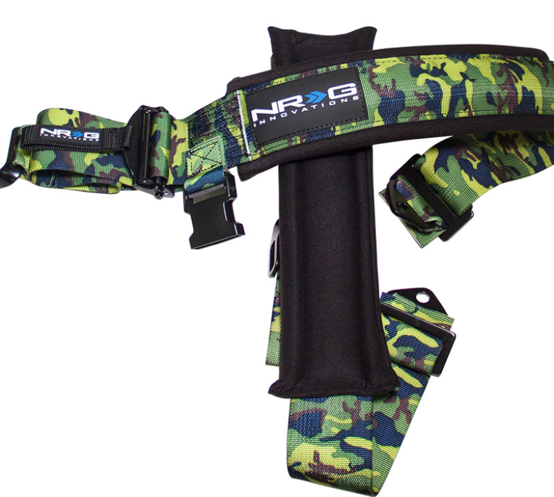 NRG SFI 16.1 5pt 3in. Seat Belt Harness/ Latch Link - Camo-thumbmail-4