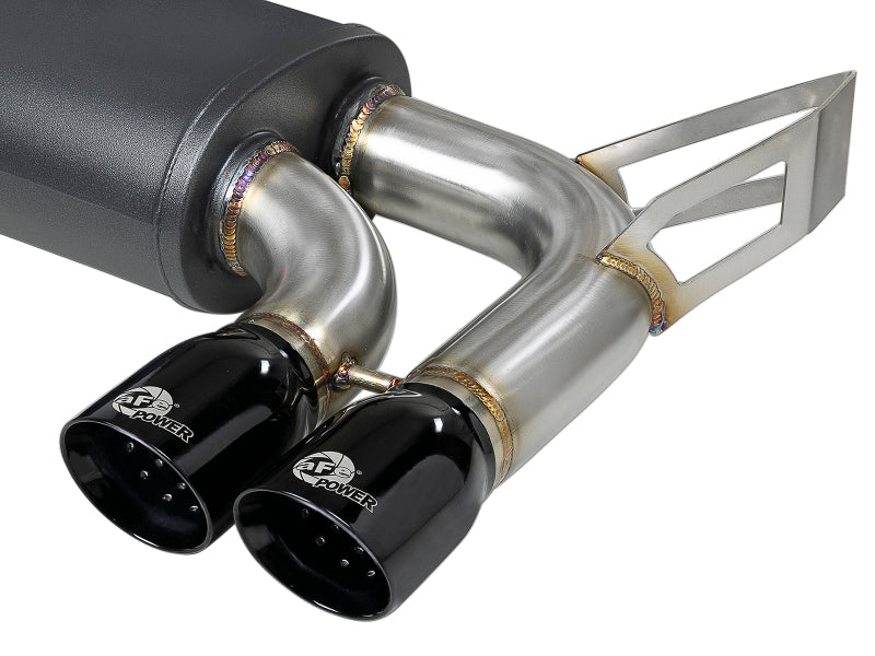 aFe MACH ForceXP 2.5 IN 304 Stainless Steel Cat-Back Exhaust System w/ Black Tips 01-06 BMW M3 (E46)-thumbmail-9
