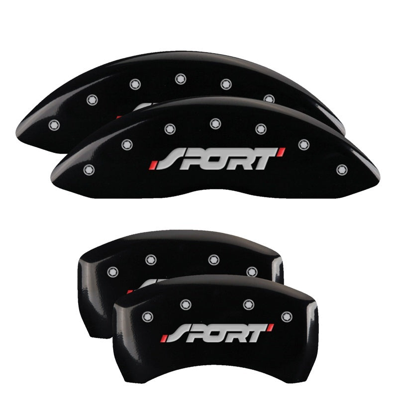 MGP 4 Caliper Covers Engraved Front & Rear MGP Black finish silver ch-thumbmail-3