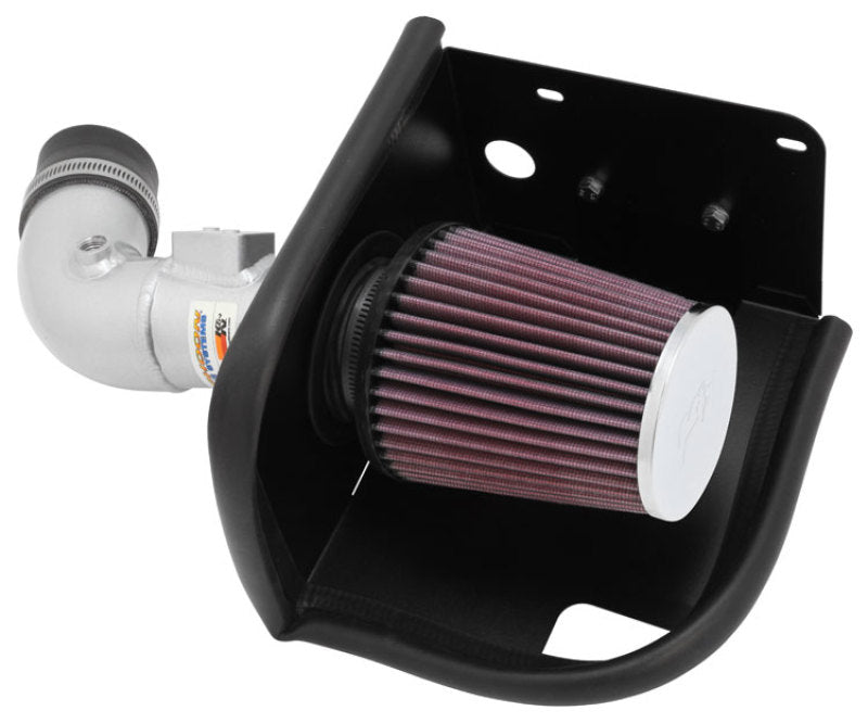K&N 11-12 Ford Fiesta 1.6L L4 Silver Typhoon Performance Intake-thumbmail-2