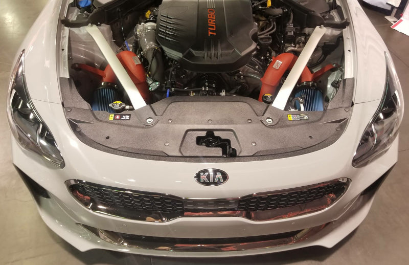 Injen 18-20 Kia Stinger 3.3L Twin Turbo Wrinkle Black Short Ram Air Intake-thumbmail-3