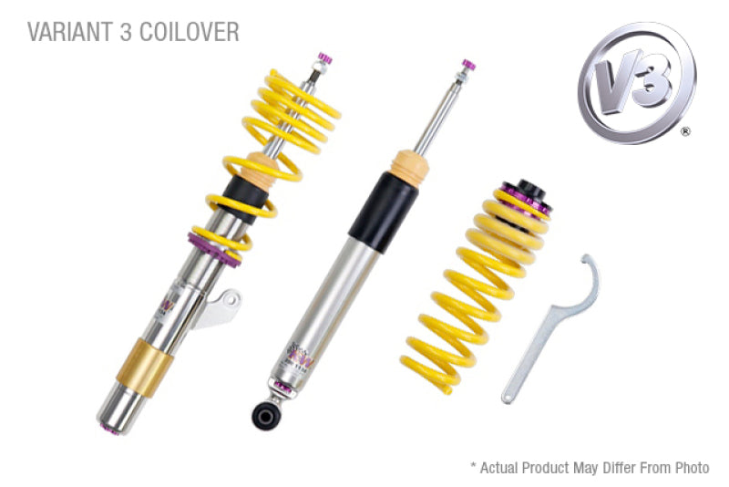 KW Coilover Kit V3 2015+ Mercedes C-Class (W205) Sedan 4Matic (AWD) w/ Electronic Dampers-thumbmail-2