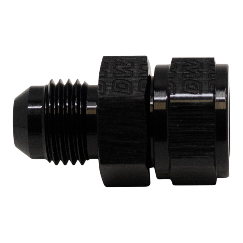 DeatschWerks 6AN Male Flare to Fuel Pump Outlet Barb Adapter - Anodized Matte Black-thumbmail-2