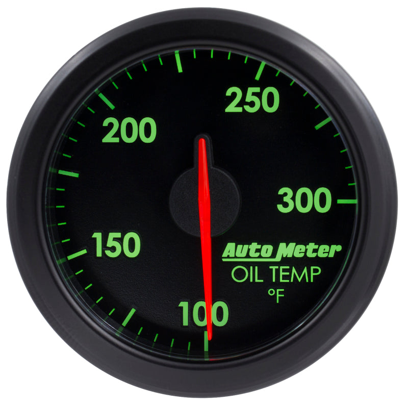 Autometer Airdrive 2-1/6in Oil Temp Gauge 100-300 Degrees F - Black-thumbmail-8