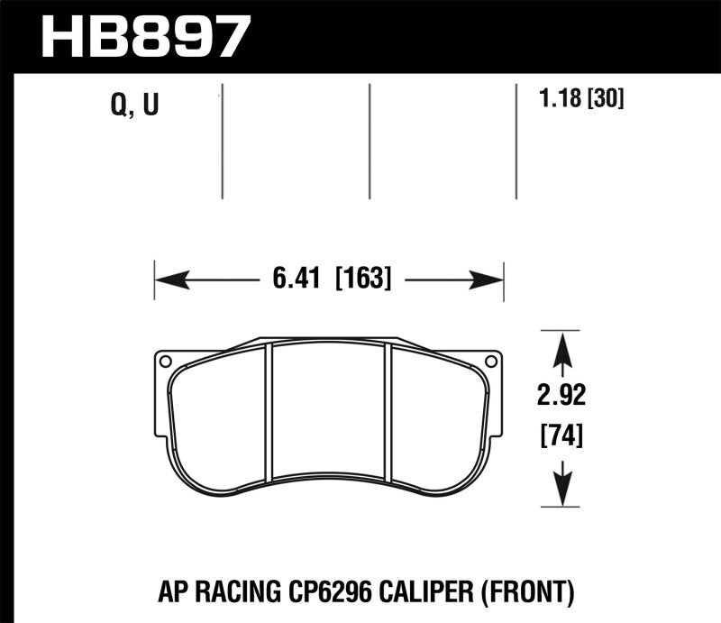 Hawk DTC-70 AP Racing CP6269 Race Brake Pads-thumbmail-3