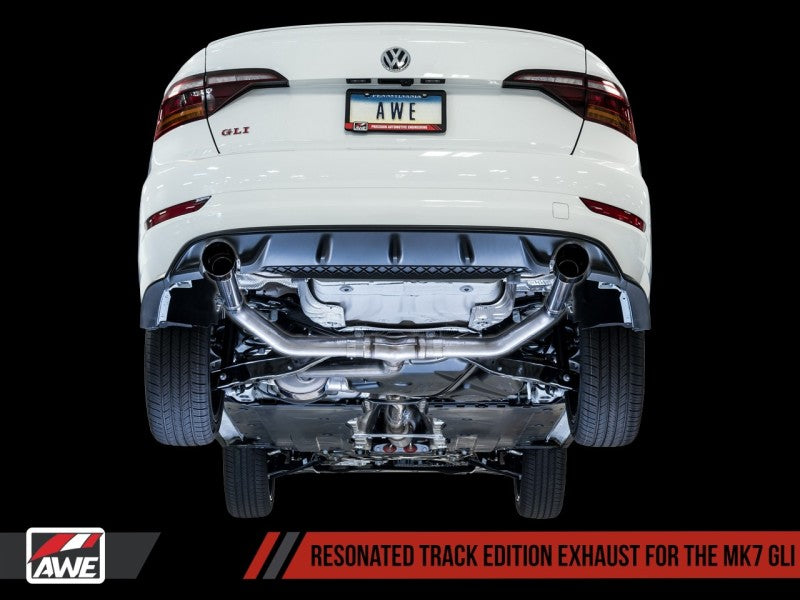 AWE Tuning 18-21 Volkswagen Jetta GLI Mk7 Touring Exhaust - Diamond Black Tips (Fits High-Flow DP)-thumbmail-9