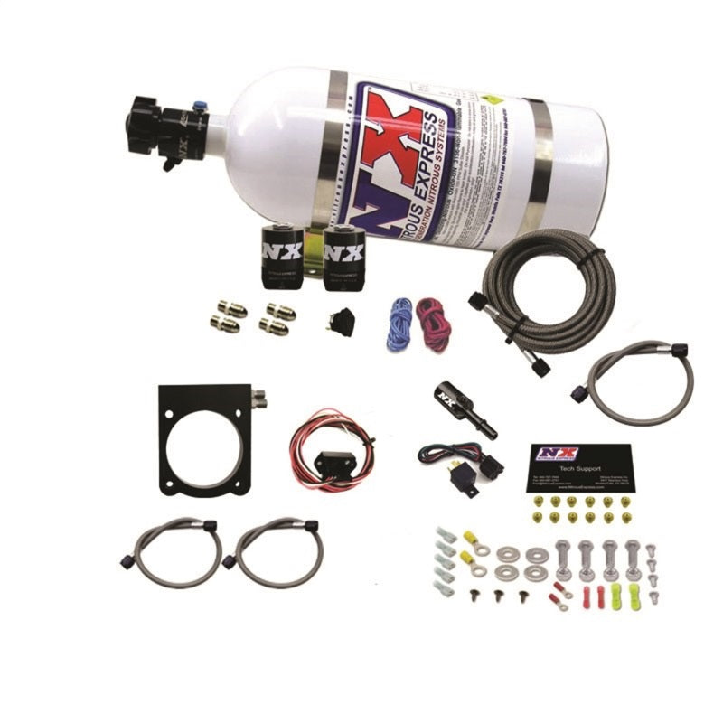Nitrous Express Dodge 3.6L V6 Nitrous Plate Kit (50-200HP) w/10lb Bottle-thumbmail-2