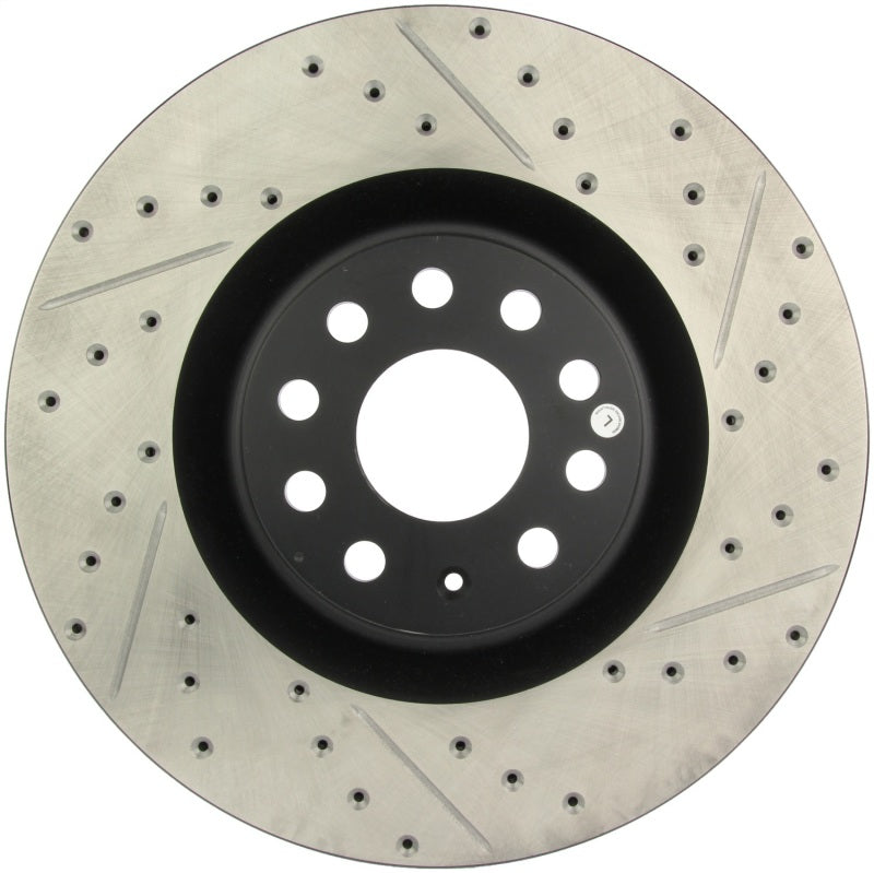 StopTech 09 VW Passat CC / 06-09 Passat Slotted & Drilled Left Front Rotor-thumbmail-3