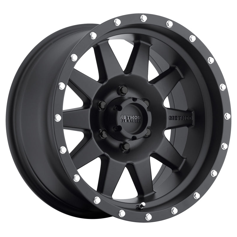 Method MR301 The Standard 20x9 +18mm Offset 6x5.5 108mm CB Matte Black Wheel-thumbmail-1