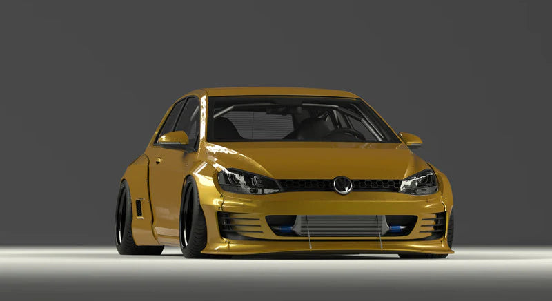 GReddy Pandem Volkswagen Golf MK7 Complete Wide Body Aero Kit (**Special Order**)-thumbmail-2