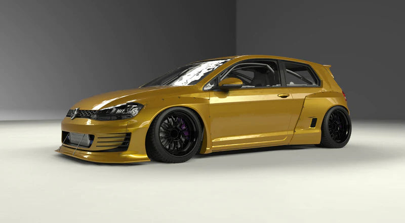 GReddy 2015+ Volkswagen Golf GTI MK7 3-DR Pandem Front Fenders-thumbmail-1