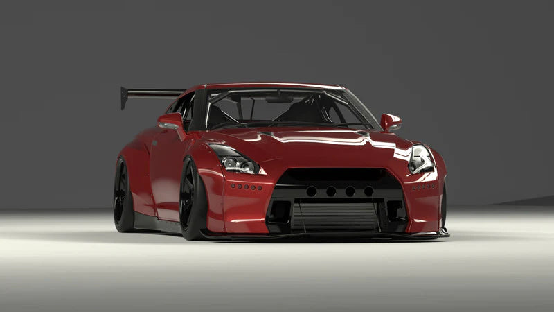 GReddy 09+ Nissan GT-R R35 Full Pandem Wide-Body Aero Kit w/o Wing-thumbmail-2