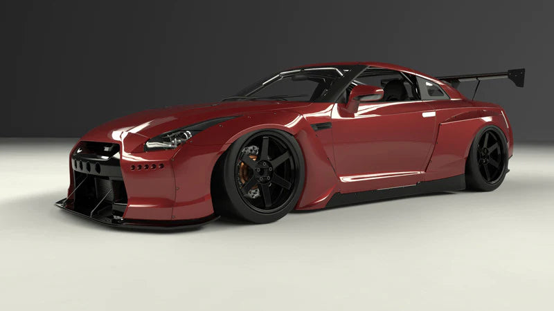 GReddy 09+ Nissan GT-R R35 Pandem Aero Front Bumper Only-thumbmail-2