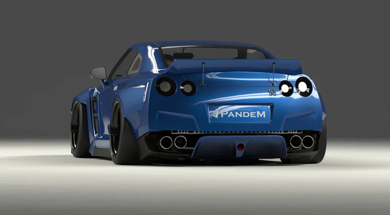GReddy 09+ Nissan GT-R R35 Pandem Aero Front Fenders Only-thumbmail-3