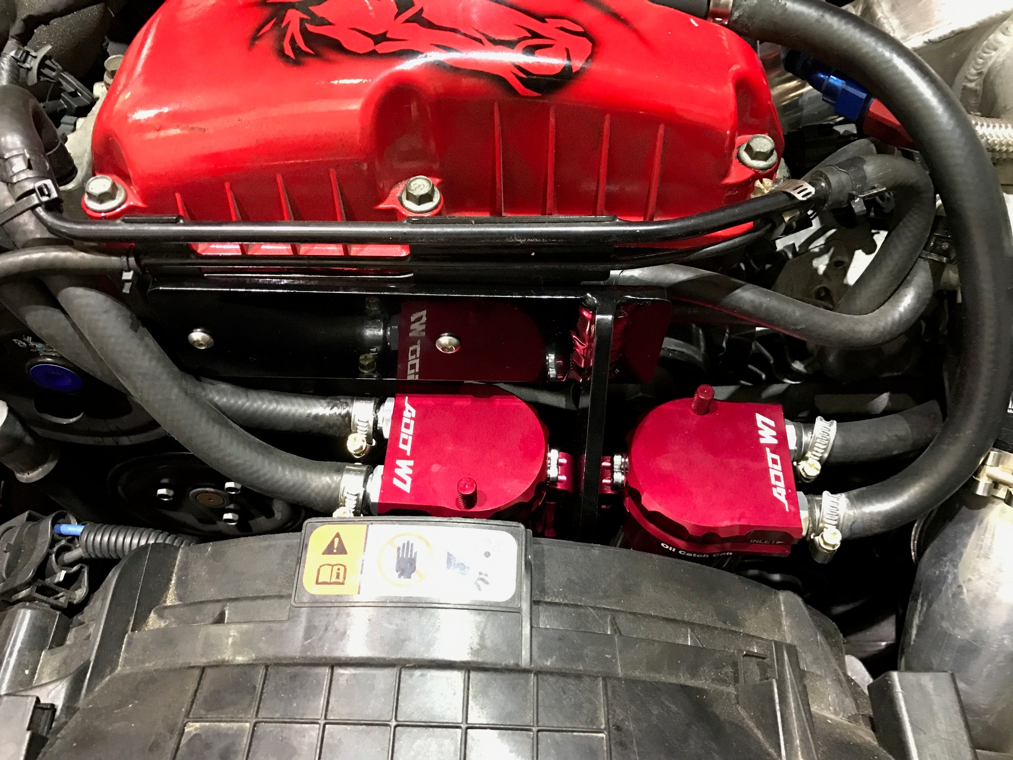 JM Oil Catch Can Mounting System for Hyundai Genesis Coupe 2.0T-thumbmail-2