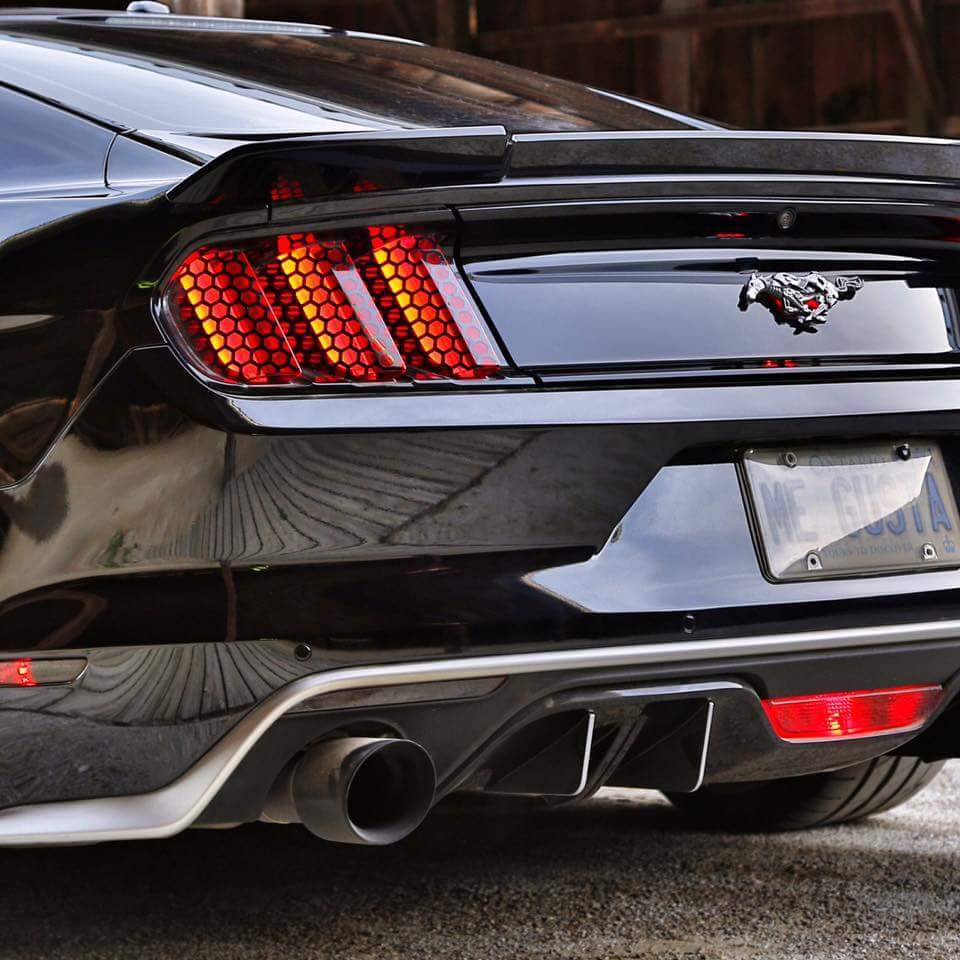2015-2017 Ford Mustang S550 "Tornado" Diffuser Fins | Velossa Tech Design
