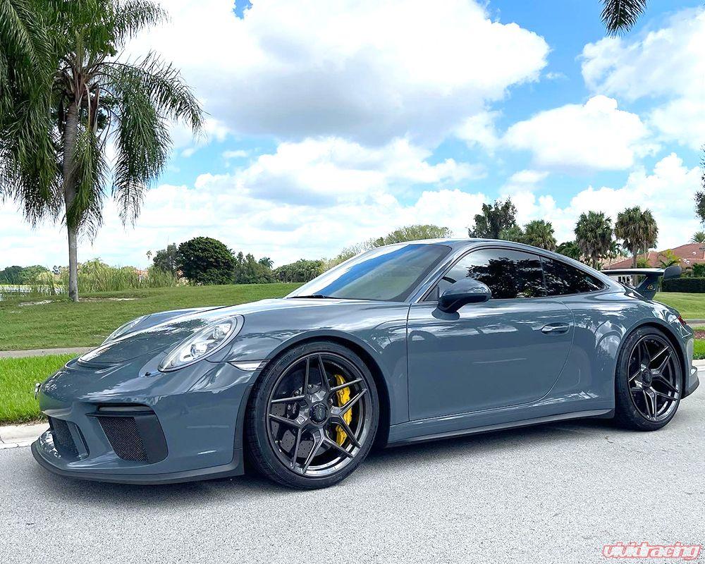 VR Forged D04 Wheel Package Porsche 991 GT3/GT3RS 20x9 & 20x12 Centerlock Gunmetal